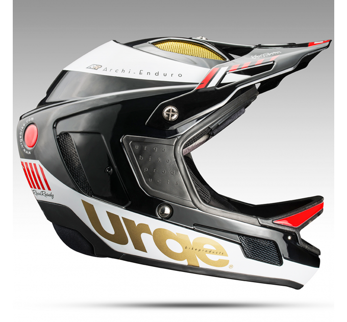 Шлем Urge Archi-Enduro черно-белый S (55-56см)
