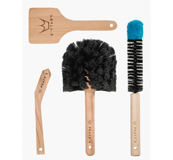 Набор щеток Peaty's Bicycle Brush Set, Bog / Detail / Drivetrain / Tyre, 4шт