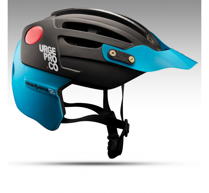 Шлем Urge Endur-O-Matic 2 чёрно-голубой S/M, 54-57 см