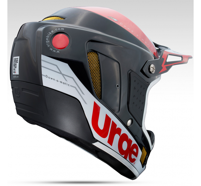 Шлем Urge Down-O-Matic  черно-красно-белый - L (59-60cm)