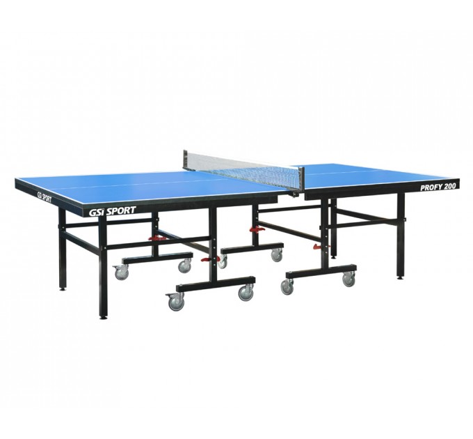 Профессиональный теннисный стол GSI-sport Profy 200 синий