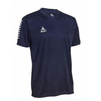 Футболка SELECT Pisa player shirt s/s (008) т.синій