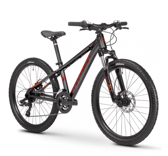 Велосипед Ghost Kato Essential 24" рама one-size, серо-оранжевый, 2021
