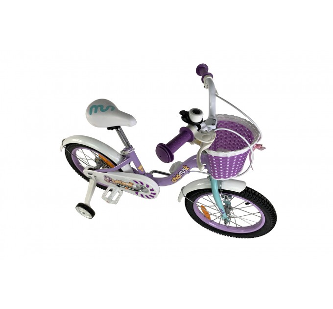Велосипед детский RoyalBaby Chipmunk MM Girls 16", OFFICIAL UA, фиолетовый