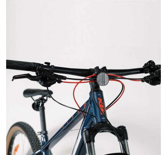 Велосипед KTM ULTRA FLITE 29" рама M/43, синий (серебристо-оранжевый), 2022