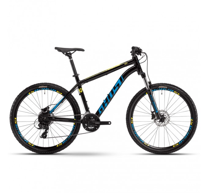 Велосипед Ghost Kato Base 26" рама XS, черно-синий, 2021