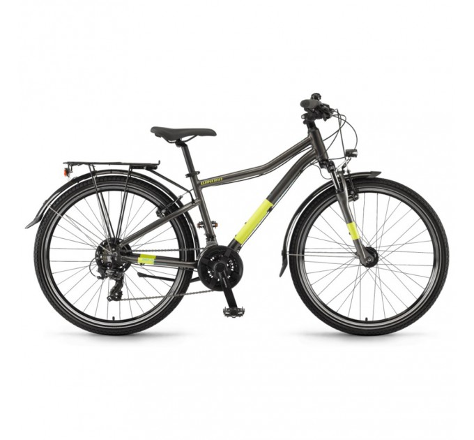 Велосипед Winora Dash 26" 21-G Tourney, рама 35 см, антрацит, 2021