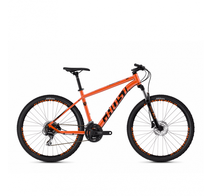 Велосипед Ghost Kato 2.4 24", KID, оранжево-черный, 2020