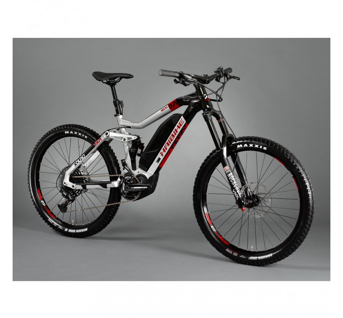 Электровелосипед HAIBIKE XDURO Nduro 2.0 500Wh 12 s SX Eagle 27.5", рама M, серо-черно-красный, 2020