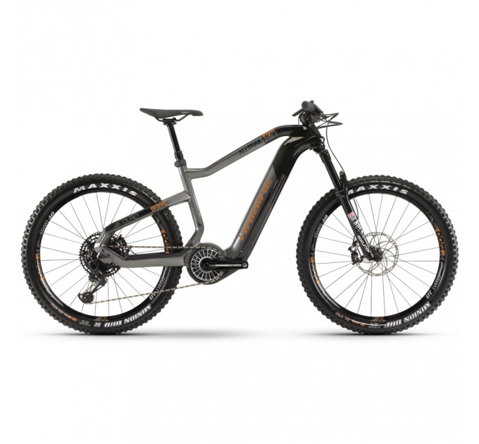 Электровелосипед HAIBIKE XDURO AllTrail 6.0 Carbon FLYON i630Wh 12 s. GX Eagle 27.5", рама L, серо-черно-коричневый, 2020