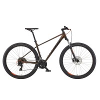 Велосипед KTM CHICAGO 292 29" рама M/43, темно-зеленый (черно-оранжевый), 2022
