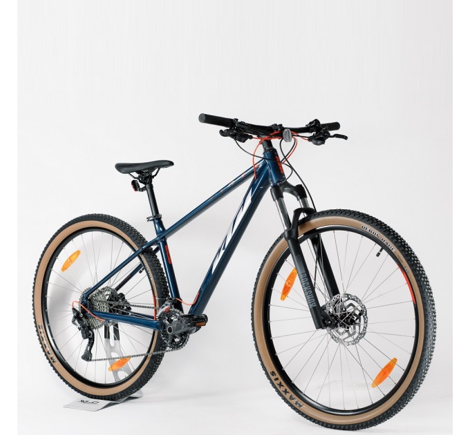 Велосипед KTM ULTRA FLITE 29" рама M/43, синий (серебристо-оранжевый), 2022