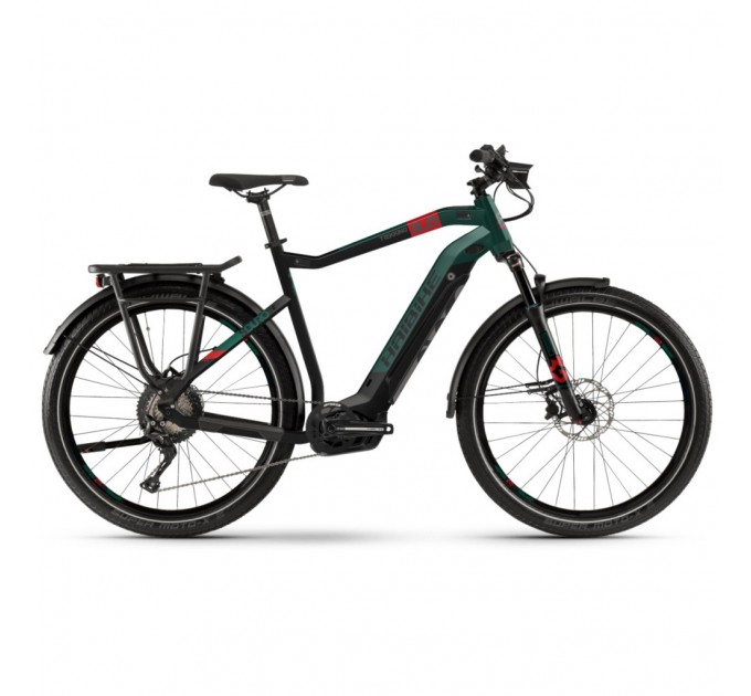 Электровелосипед Haibike SDURO Trekking 8.0 men i500Wh 12 s. XT 28", рама L,черно-зеленый-красный, 2020