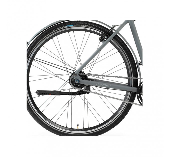 Велосипед Winora Aruba men 28" 8-G Nexus FL, рама 56, серый матовый, 2021