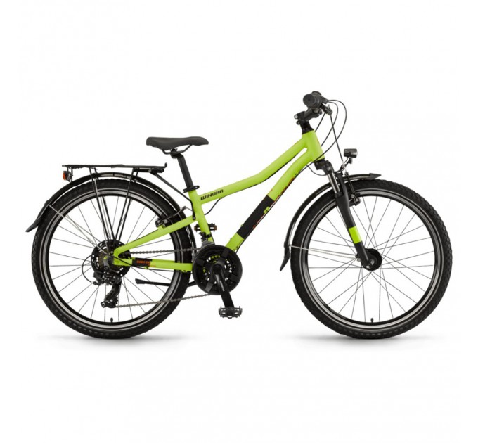 Велосипед Winora Dash 24" 21-G Tourney, рама 32 см, лайм матовый, 2021