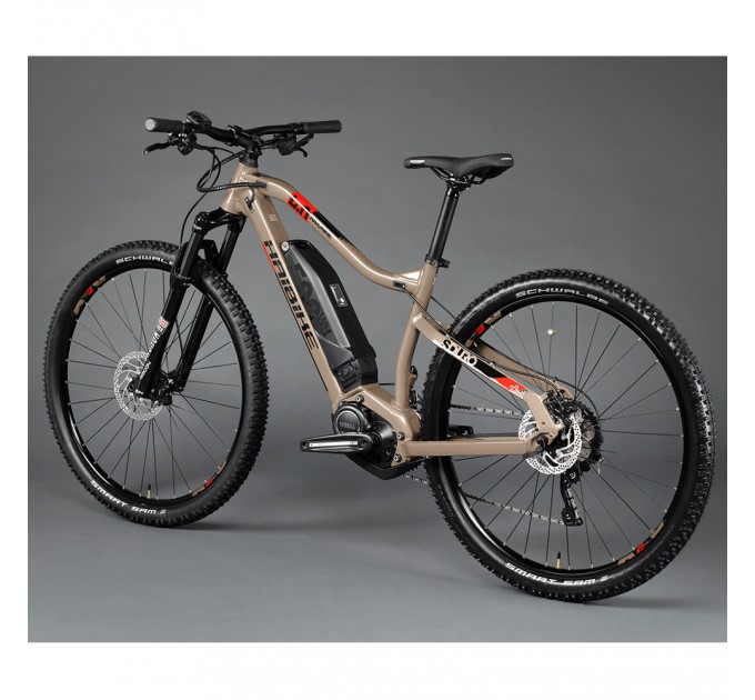 Электровелосипед Haibike SDURO HardNine 4.0 500Wh 20 s. Deore 29", рама L, песок-красно-черный, 2020