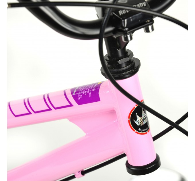 Велосипед RoyalBaby FREESTYLE 14", OFFICIAL UA, розовый