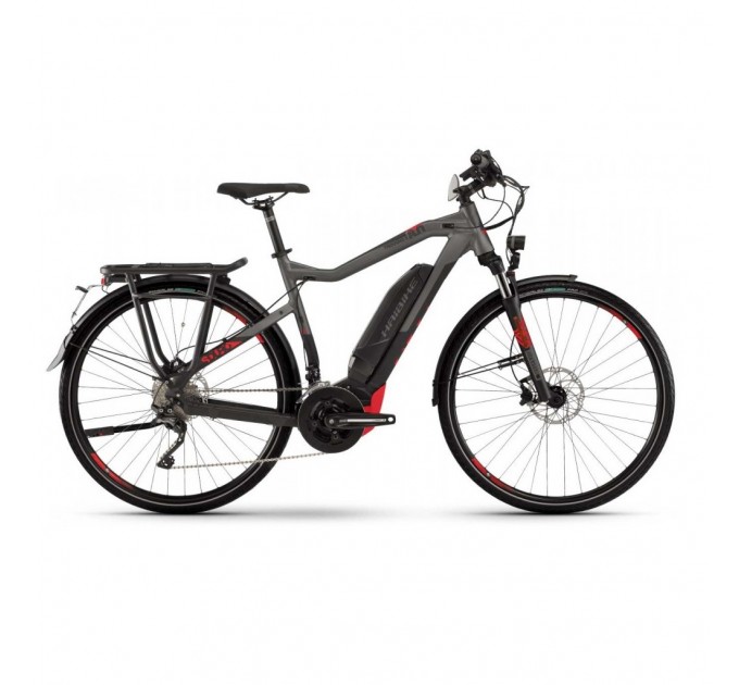 Электровелосипед Haibike SDURO Trekking 8.0 men 500Wh 20 s. XT 28", рама L,черно-титан-красный, 2020