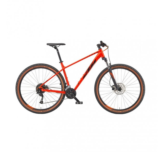 Велосипед KTM CHICAGO 291 29" рама XL/53, оранжевый (черный), 2022