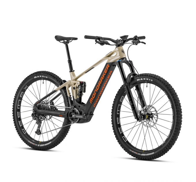 Электровелосипед MONDRAKER CRAFTY CARBON R 29" T-M, Carbon / Desert Grey / Orange (2023/2024)