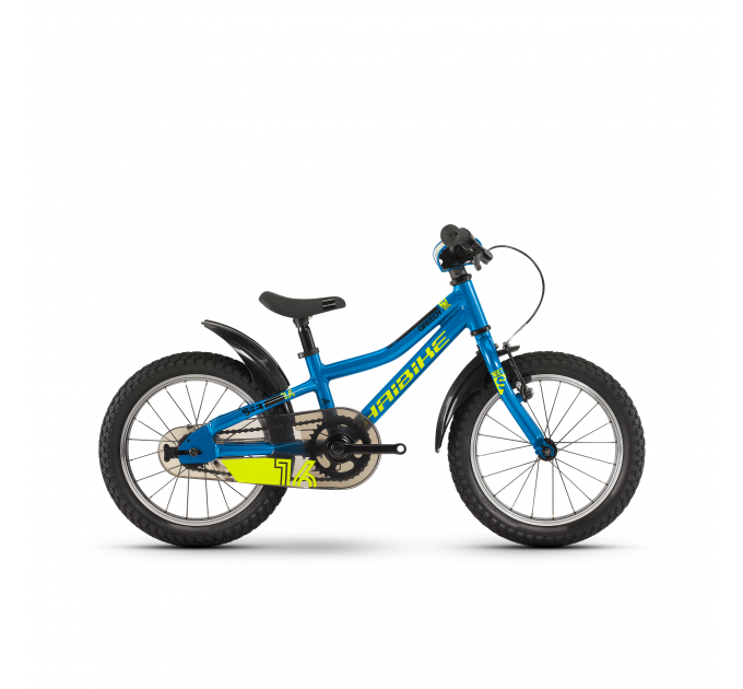 Велосипед Haibike SEET Greedy 16", рама 21 см, голубой-салатово-черный, 2020