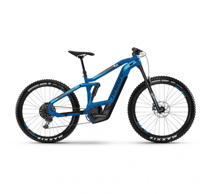 Электровелосипед Haibike XDURO AllMtn 3.0 i625Wh 12 s. SX 27.5", рама L, сине-черно-серый, 2020