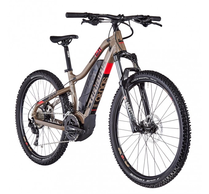 Электровелосипед Haibike SDURO HardSeven Life 4.0 500Wh 20s. Deore 27.5", рама S, песочно-черный, 2020