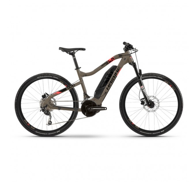 Электровелосипед Haibike SDURO HardSeven Life 4.0 500Wh 20s. Deore 27.5", рама S, песочно-черный, 2020