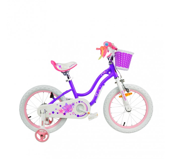 Велосипед RoyalBaby STAR GIRL 18", OFFICIAL UA, фиолетовый
