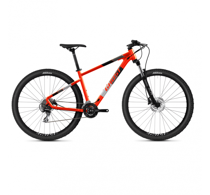 Велосипед Ghost Kato Essential 29" рама M, оранжево-черный, 2021