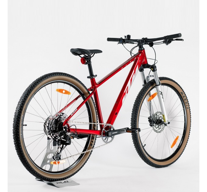 Велосипед KTM ULTRA FUN 29" рама M/43, красный (серебристо-черный), 2022