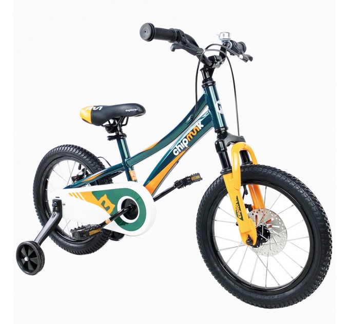 Велосипед детский RoyalBaby Chipmunk EXPLORER 16", OFFICIAL UA, зелёный