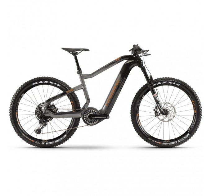 Электровелосипед HAIBIKE XDURO AllTrail 6.0 Carbon FLYON i630Wh 12 s. GX Eagle 27.5", рама XS, серо-черно-коричневый, 2020