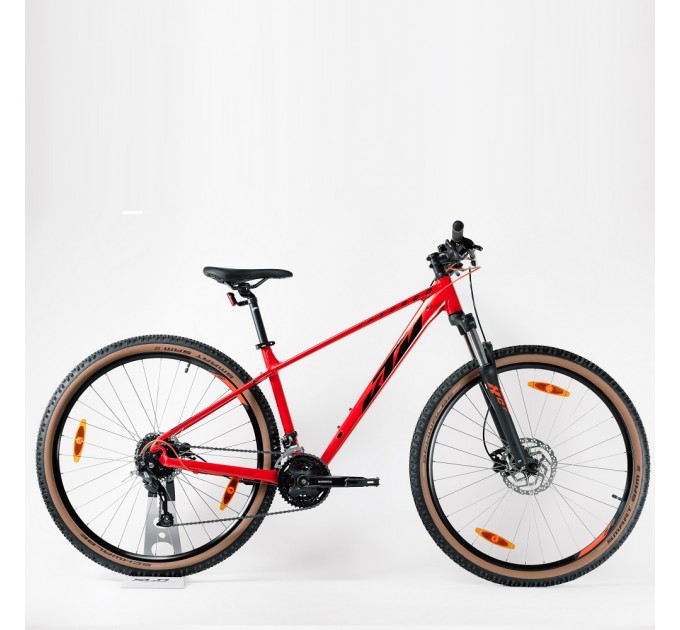Велосипед KTM CHICAGO 291 29" рама XL/53, оранжевый (черный), 2022