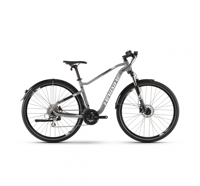 Велосипед Haibike SEET HardSeven 3.5 Street 24 s. Acera 27.5", рама M, серо-бело-черный, 2020