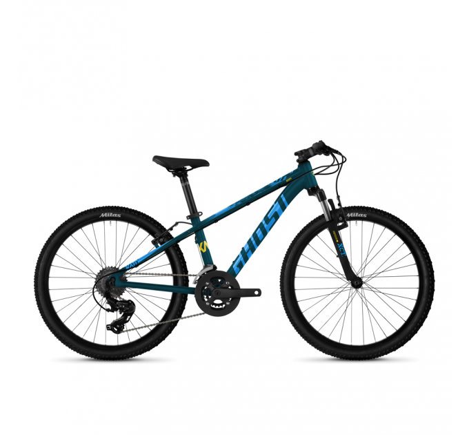 Велосипед Ghost Kato Base 24" рама one-size, синий, 2021