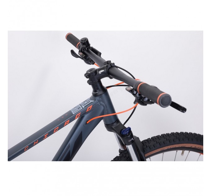 Велосипед KTM CHICAGO 291 рама XXL/57 серый матовый
