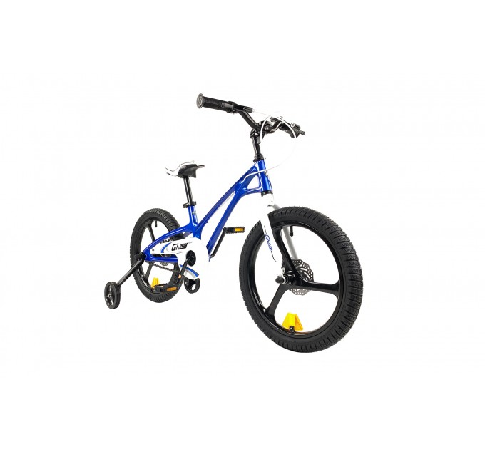 Велосипед RoyalBaby GALAXY FLEET PLUS MG 18", OFFICIAL UA, синий