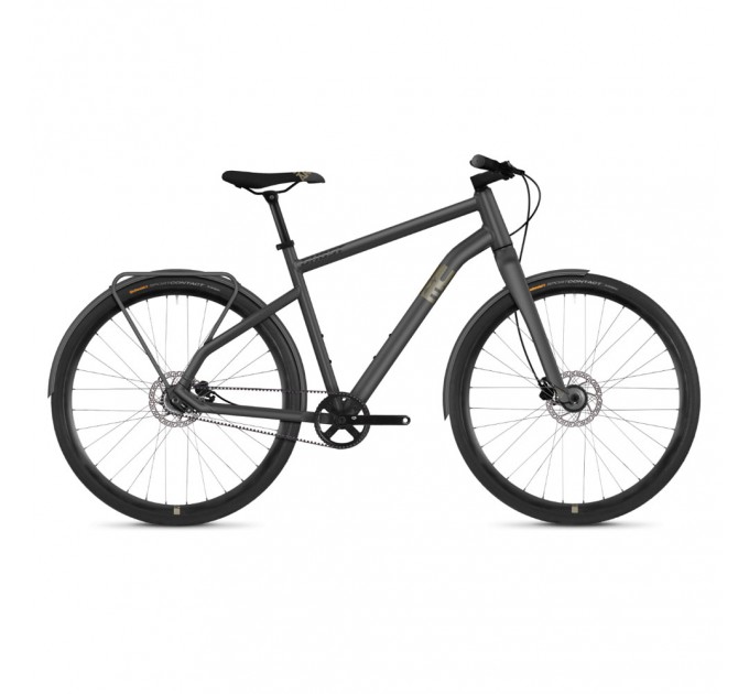 Велосипед Ghost Square Urban 3.8 28"  рама M, серо-коричнево-черный, 2019
