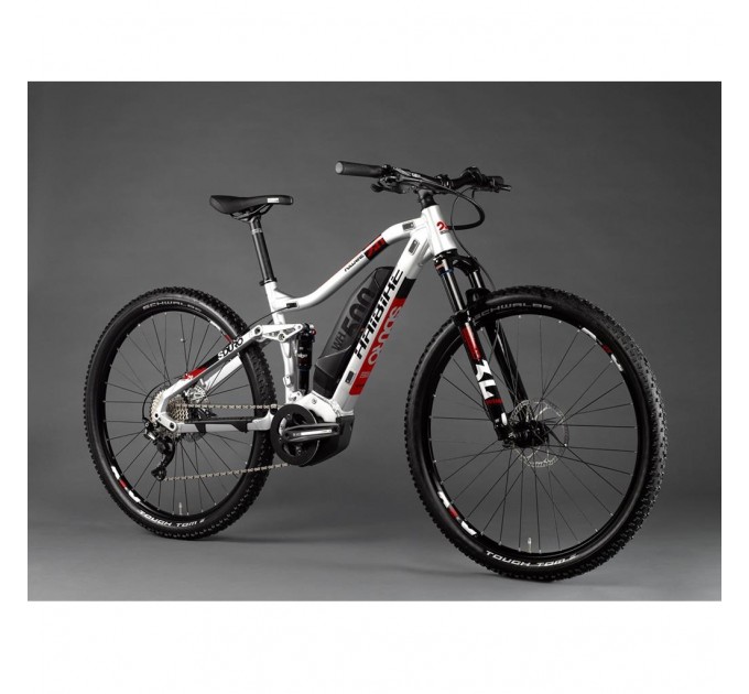 Электровелосипед Haibike SDURO FullNine 2.0 500Wh 10 s. Deore 29", рама М, серебристо-красно-черный, 2020