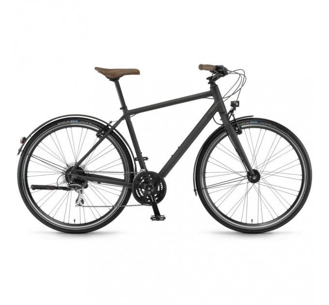 Велосипед Winora Flitzer men 28" 24-G Acera, рама 61 см , черный матовый, 2021