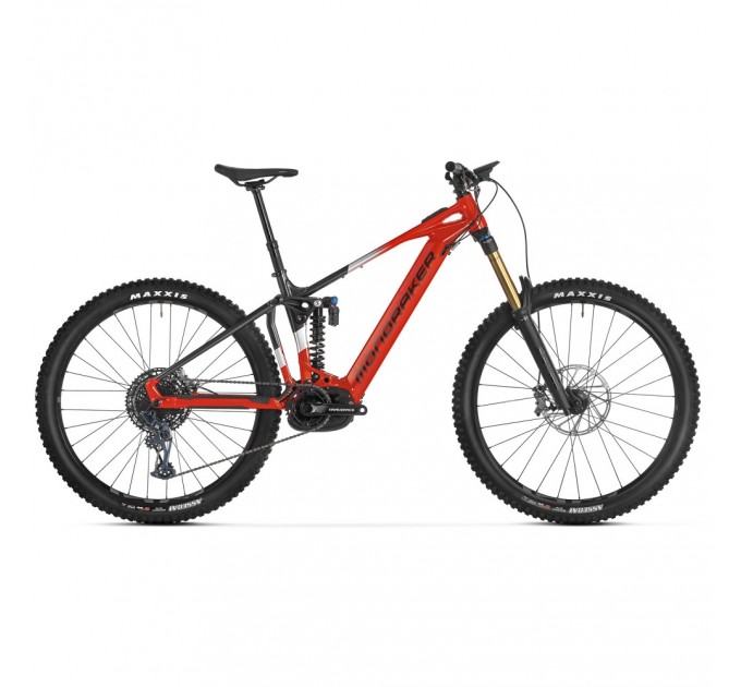 Электровелосипед MONDRAKER LEVEL RR 29" 180mm, 750Wh Bosch Performance CX Smart, Red/Silver, L