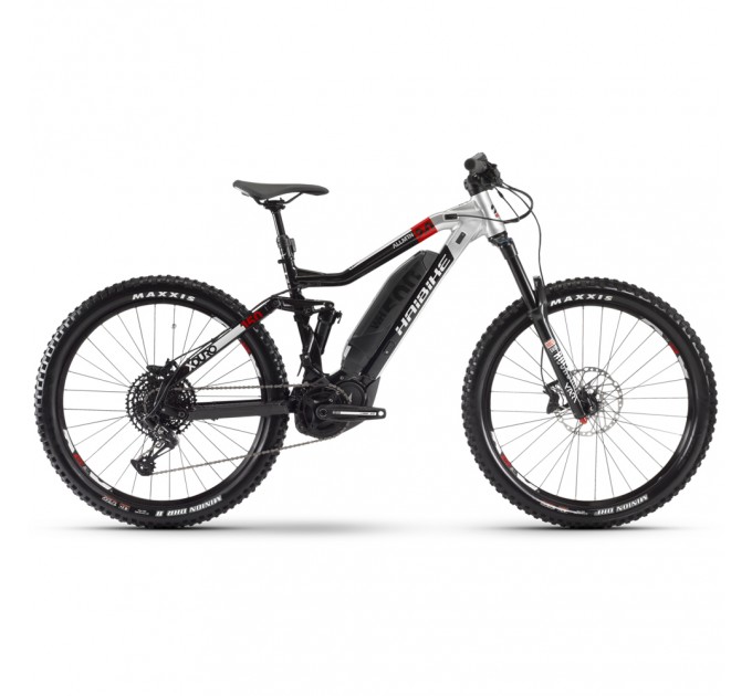 Электровелосипед Haibike XDURO AllMtn 2.0 500Wh 12 s. NX Eagle 27.5", рама M, черно-серо-красный, 2020