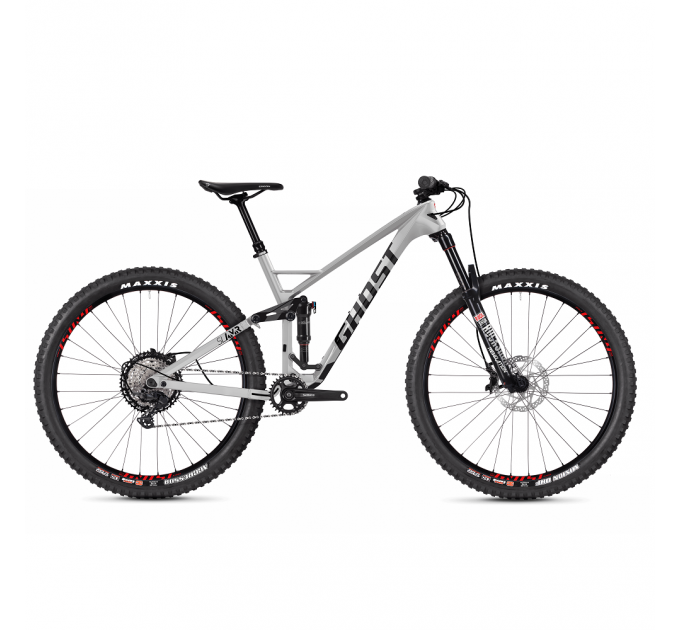 Велосипед Ghost Slamr 6.9 LC Unisex 29", рама L, серебристый иридий-черно-красный, 2020