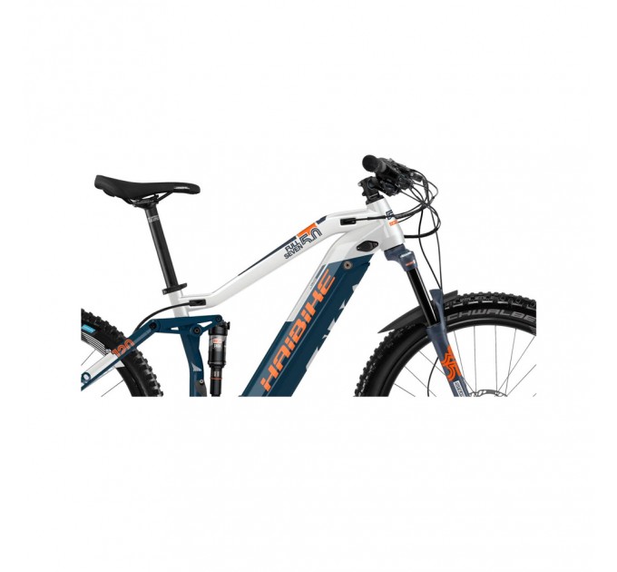 Электровелосипед Haibike SDURO FullSeven 5.0 500Wh 27,5", рама M, сине-бело-оранжевый, 2019