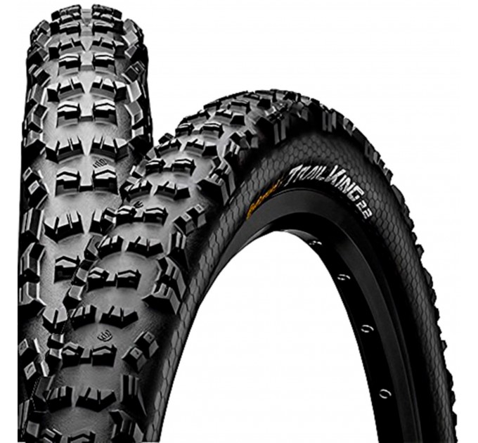 Покрышка Continental Trail King 2.2, 27.5"x2.20, 55-584, Foldable, PureGrip, Performance, Skin, черный