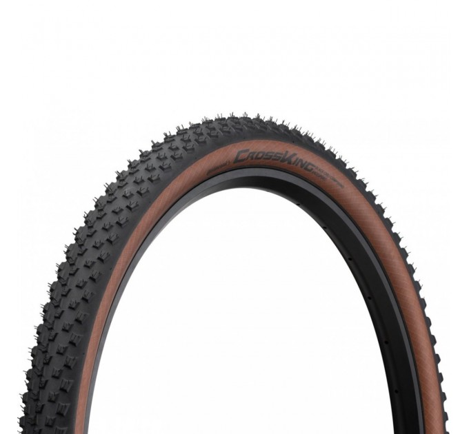 Покрышка  Continental Cross King RaceSport - 29 x 2.20, черная/ коричневая, складная, skin