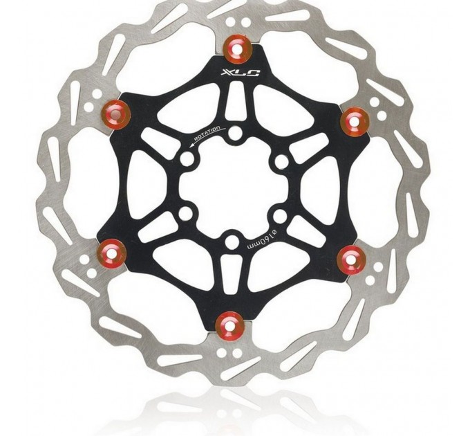 Ротор XLC BR-X50, ø180 мм, чернo-красный