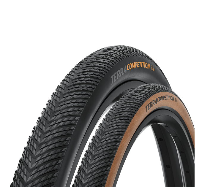 Покрышка бескамерная Continental Terra Competition Race Rapid 28" | 28 X 1.55 | 700 X 40C черная складная skin
