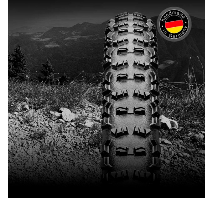 Покрышка бескамерная Continental Trail King, 26"x2.40, 60-559, черная, складная, BlackChili, ProTection Apex, Skin, 855гр.